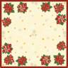 Ubrus 84x84 DSilk Flores omyvatelný - Duni - Ubrusy, šerpy, prostírky - Omyvatelný ubrus Duni - Ubrusy, šerpy, prostírky - Omyvatelný ubrus
