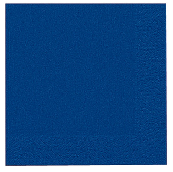 Ubrousek 33x33 3V Modré 20ks | Duni - Ubrousky, kapsy na příbory - 3 vrstvé ubrousky