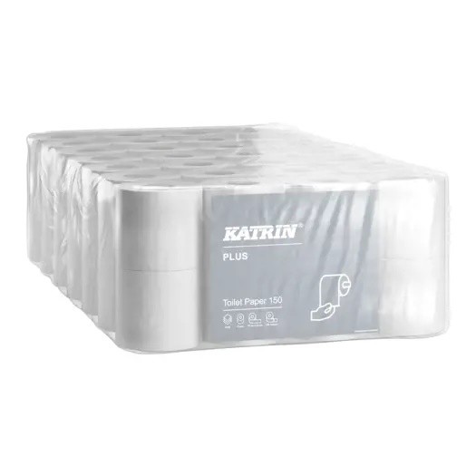 TP 3Vr Katrin celulóza 150 útržků | Papírové a hygienické výrobky - Toaletní papíry - Vícevrstvý