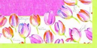 Ubrus 84x84 DCel Pink Tulip neomyvatelný | Duni - Ubrusy, šerpy, prostírky - Neomyvatelný ubrus Ubrus 84x84 DCel Pink Tulip neomyvatelný | Duni - Ubrusy, šerpy, prostírky - Neomyvatelný ubrus