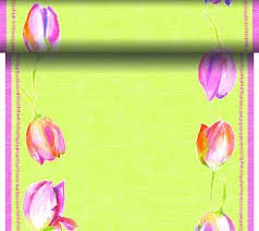 Téte-a-Téte 0,4x24m Pink Tulip | Duni - Ubrusy, šerpy, prostírky - Šerpy