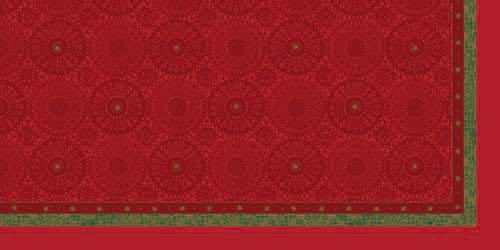 Ubrus 84x84 DSilk Festive Charm Red/om | Duni - Ubrusy, šerpy, prostírky - Omyvatelný ubrus Ubrus 84x84 DSilk Festive Charm Red/om | Duni - Ubrusy, šerpy, prostírky - Omyvatelný ubrus