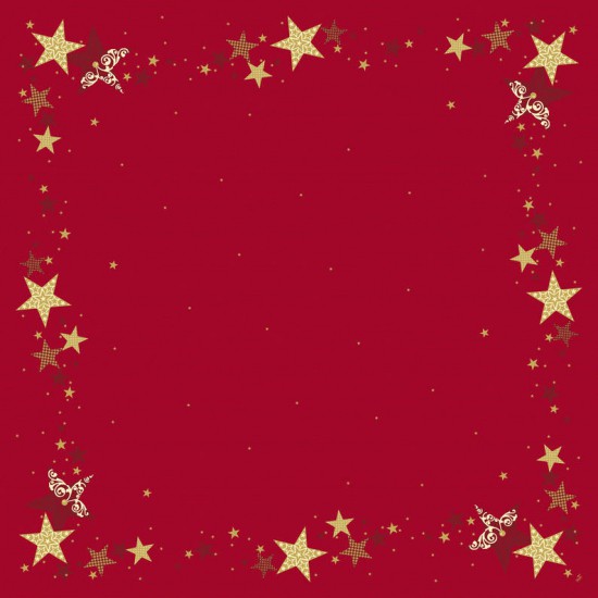 Ubrus 84x84 DSilk Walk of Fame Red omyv | Duni - Ubrusy, šerpy, prostírky - Omyvatelný ubrus Ubrus 84x84 DSilk Walk of Fame Red omyv | Duni - Ubrusy, šerpy, prostírky - Omyvatelný ubrus