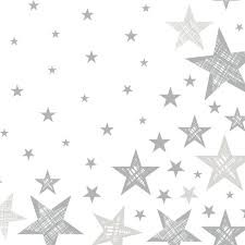 Ubrousek 3V 33x33 Shining Star White 20 | Duni - Ubrousky, kapsy na příbory - 3 vrstvé ubrousky Ubrousek 3V 33x33 Shining Star White 20 | Duni - Ubrousky, kapsy na příbory - 3 vrstvé ubrousky
