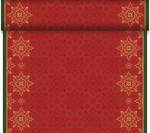 Téte-a-Téte 0.4x24m Xmas Deco Red | Duni - Ubrusy, šerpy, prostírky - Šerpy Téte-a-Téte 0.4x24m Xmas Deco Red | Duni - Ubrusy, šerpy, prostírky - Šerpy