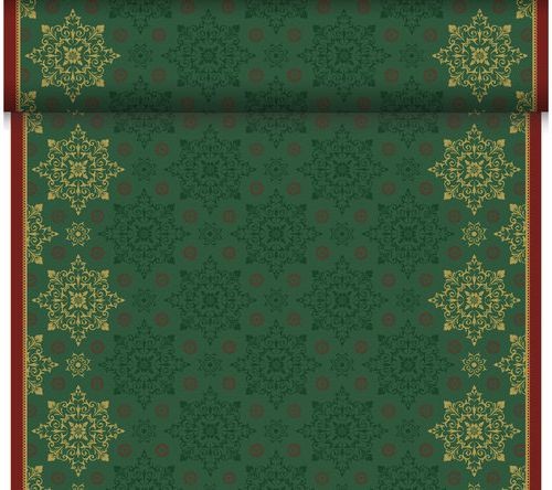 Téte-a-téte 0.4x24m Xmas Deco Green | Duni - Ubrusy, šerpy, prostírky - Šerpy Téte-a-téte 0.4x24m Xmas Deco Green | Duni - Ubrusy, šerpy, prostírky - Šerpy