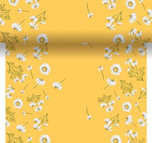Téte-a-Téte 0,4x4,8m Pretty Daisy Yellow | Duni - Ubrusy, šerpy, prostírky - Šerpy Téte-a-Téte 0,4x4,8m Pretty Daisy Yellow | Duni - Ubrusy, šerpy, prostírky - Šerpy