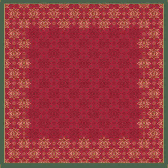 Ubrus 84x84 X-mas Deco Red | Duni - Ubrusy, šerpy, prostírky - Neomyvatelný ubrus