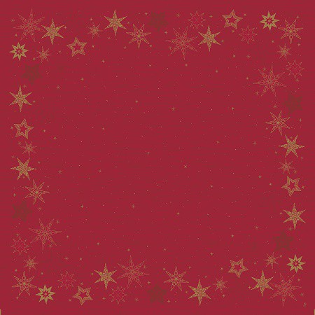 Ubrus 84x84 Star Stories Red neom | Duni - Ubrusy, šerpy, prostírky - Neomyvatelný ubrus