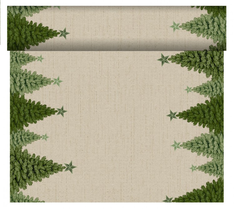 Tete-a-Téte 0,4x24m Fir Forest | Duni - Ubrusy, šerpy, prostírky - Šerpy Tete-a-Téte 0,4x24m Fir Forest | Duni - Ubrusy, šerpy, prostírky - Šerpy