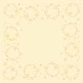 Ubrus 84x84 Dsilk Star Shine Cream omyva | Duni - Ubrusy, šerpy, prostírky - Omyvatelný ubrus