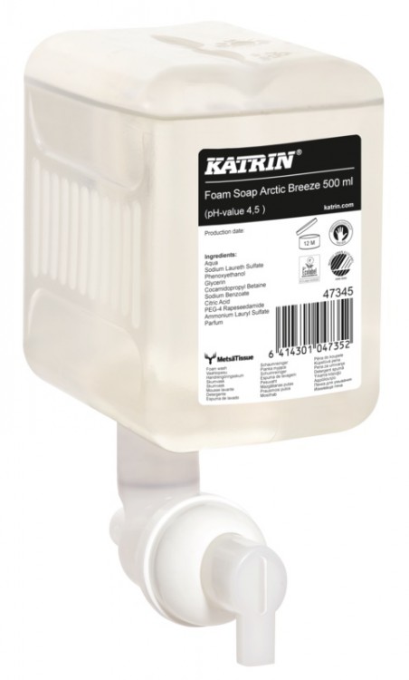Katrin pěnové mýdlo Arctic Breeze 500ml | Katrin - Zásobníky/náplně