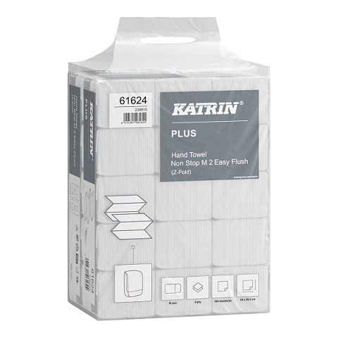 Pap.ručníky Katrin plus Non Stop 2400ks | Katrin - Skládané ručníky