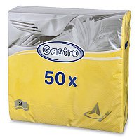 Ubrousek 33x33 2Vr Žluté 50ks | Papírové a hygienické výrobky - Ubrousky - Vícevrstvé Ubrousek 33x33 2Vr Žluté 50ks | Papírové a hygienické výrobky - Ubrousky - Vícevrstvé